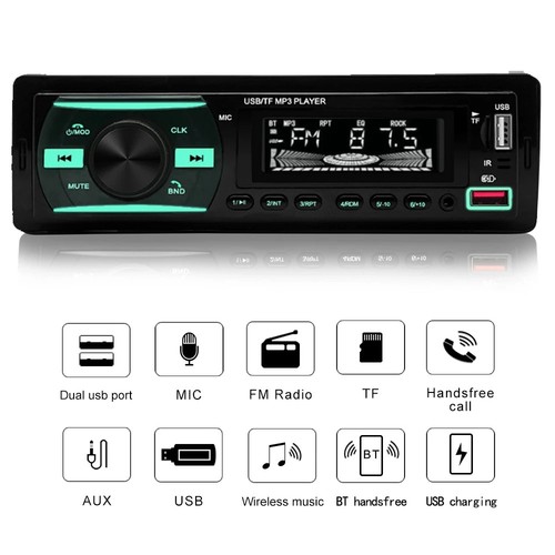 Single din car stereo - single,
